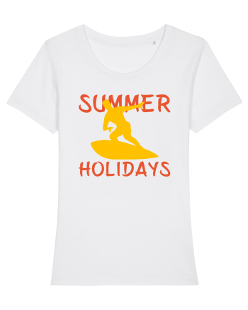 Surfing Summer Holidays White