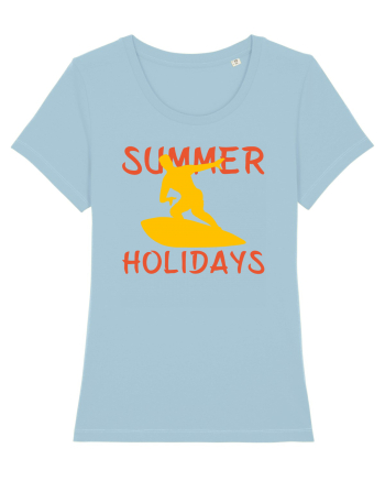Surfing Summer Holidays Sky Blue