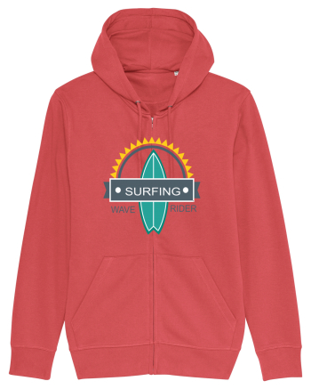 Surfing Wave Rider Carmine Red