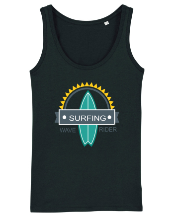 Surfing Wave Rider Black
