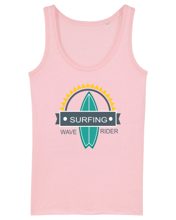 Surfing Wave Rider Cotton Pink