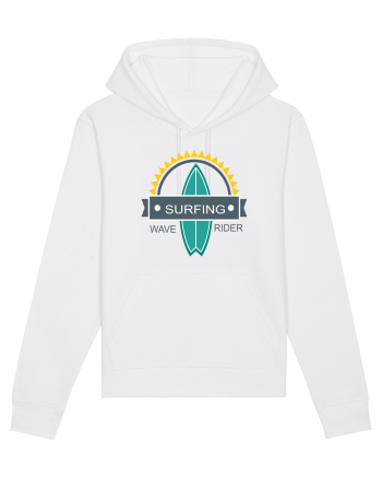 Surfing Wave Rider White