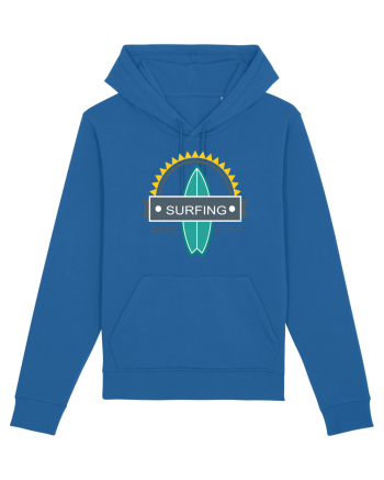 Surfing Wave Rider Royal Blue