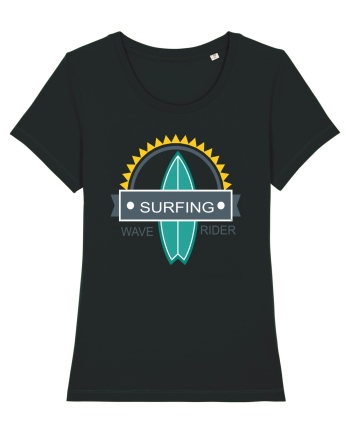 Surfing Wave Rider Black