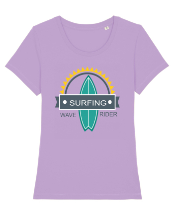 Surfing Wave Rider Lavender Dawn