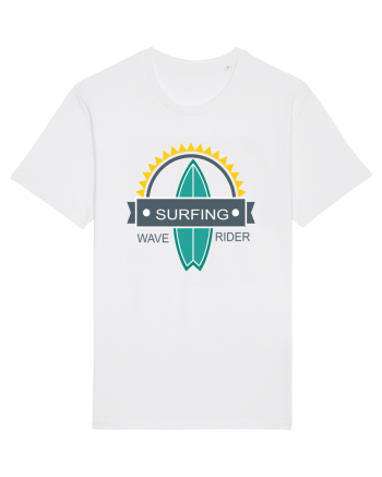 Surfing Wave Rider White
