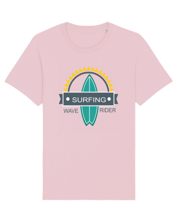 Surfing Wave Rider Cotton Pink