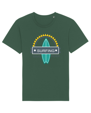 Surfing Wave Rider Bottle Green