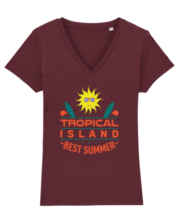 Tropical Island Best Summer Burgundy