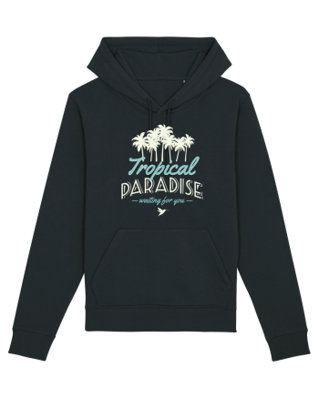 Tropical Paradise Waiting For You Black