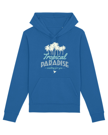 Tropical Paradise Waiting For You Royal Blue