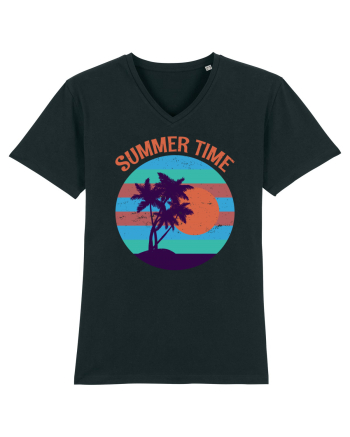 Vintage Summer Sunset Black