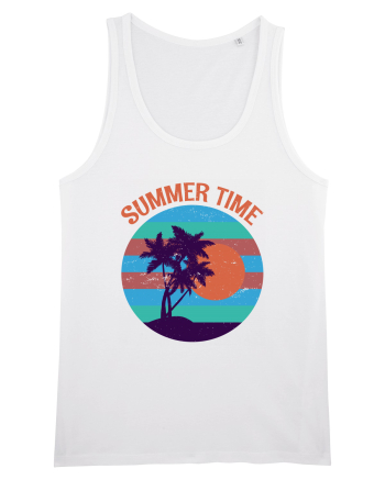 Vintage Summer Sunset White