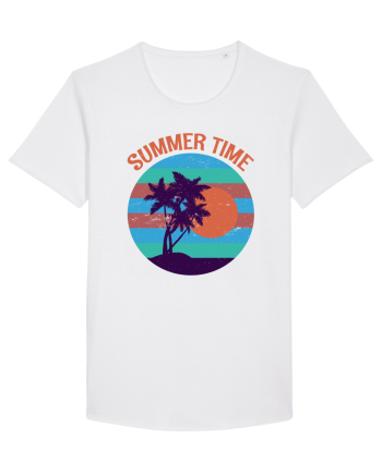 Vintage Summer Sunset White