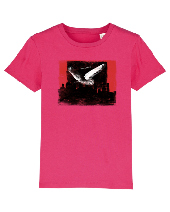 owl flying over the city, feel free Raspberry