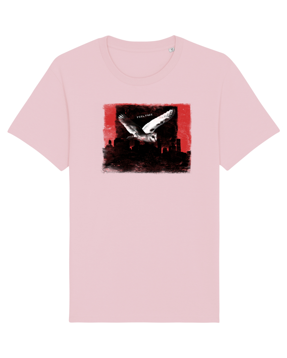 Tricou mânecă scurtă Unisex Rocker Cotton Pink