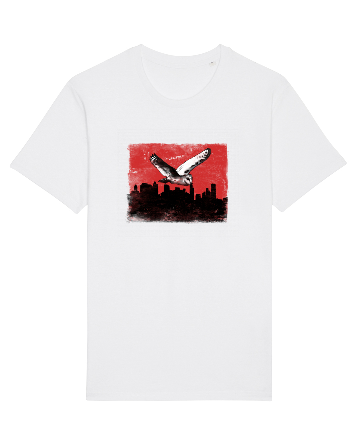 Tricou mânecă scurtă Unisex Rocker White