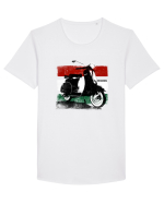 vespa Tricou mânecă scurtă guler larg Bărbat Skater