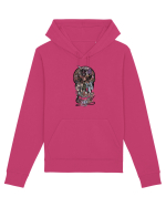 stylized skull flowers Hanorac Unisex Drummer