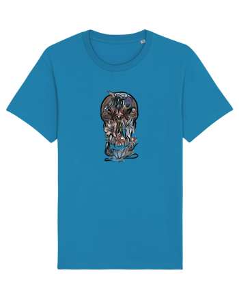 stylized skull flowers Azur