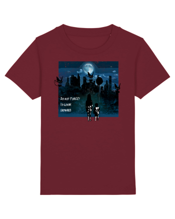 do not forget to look skyward Burgundy