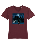 do not forget to look skyward Tricou mânecă scurtă guler V Bărbat Presenter