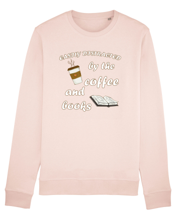 Easily Distracted By The Coffee And Books Candy Pink