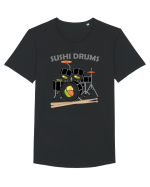Sushi Drums Tricou mânecă scurtă guler larg Bărbat Skater