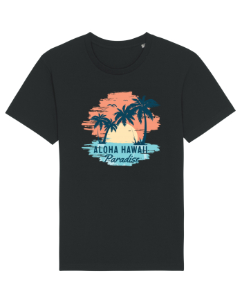 Aloha Hawaii Paradise Black