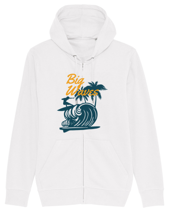 Big Waves Surfing White