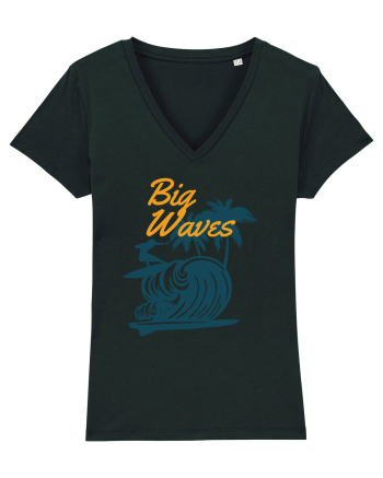 Big Waves Surfing Black