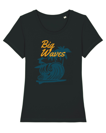 Big Waves Surfing Black