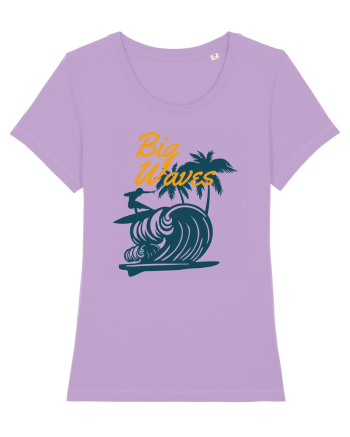 Big Waves Surfing Lavender Dawn
