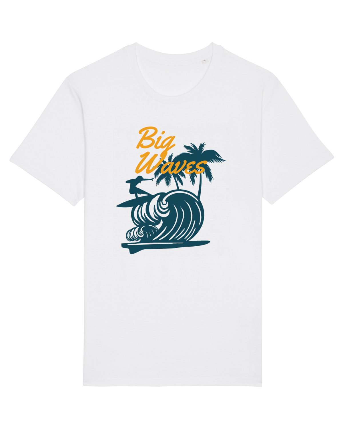 Tricou mânecă scurtă Unisex Rocker White