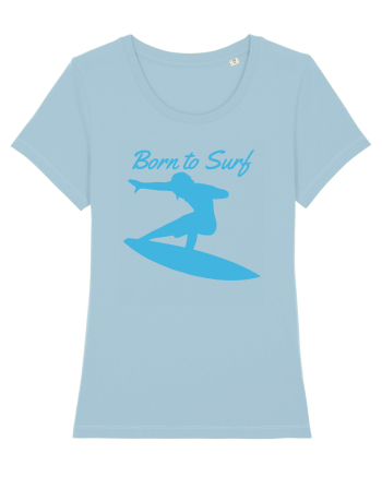 Born To Surf Sky Blue
