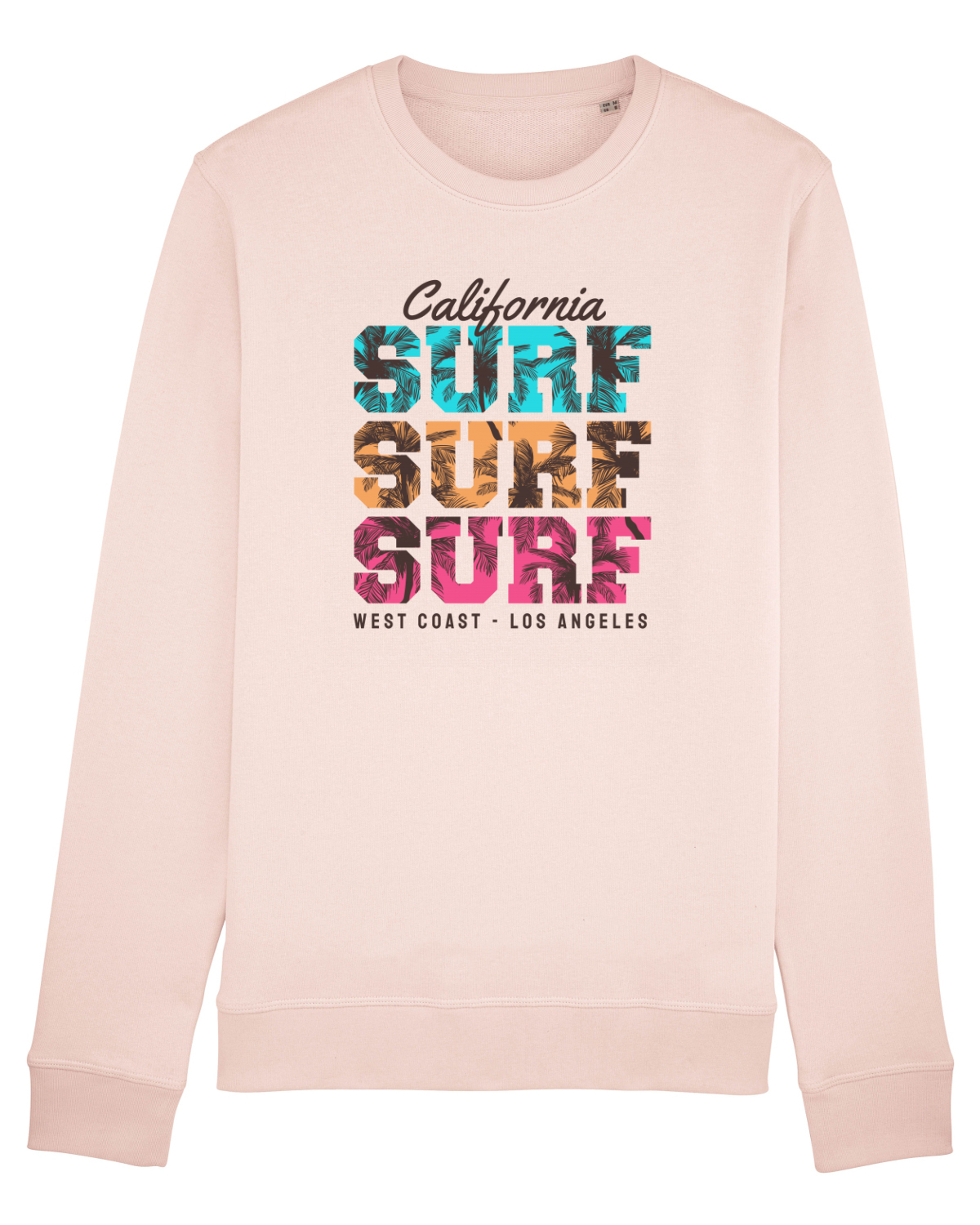 Bluză mânecă lungă Unisex Rise Candy Pink