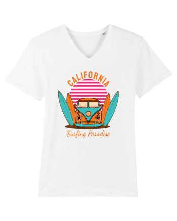 California Surfing Paradise Van Life White