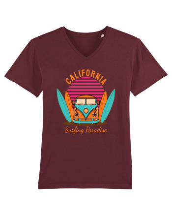 California Surfing Paradise Van Life Burgundy
