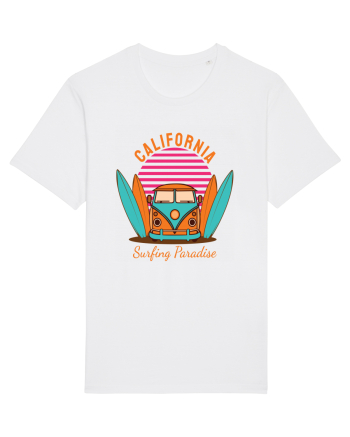 California Surfing Paradise Van Life White