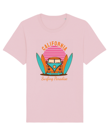 California Surfing Paradise Van Life Cotton Pink