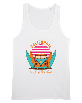 California Surfing Paradise Van Life White
