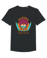California Surfing Paradise Van Life Tricou mânecă scurtă guler larg Bărbat Skater