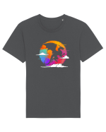 Dragon în văzduh Tricou mânecă scurtă Unisex Rocker