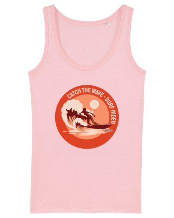 Catch The Wave Surf Rider Cotton Pink