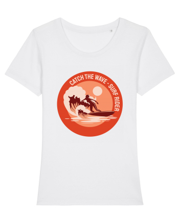 Catch The Wave Surf Rider White