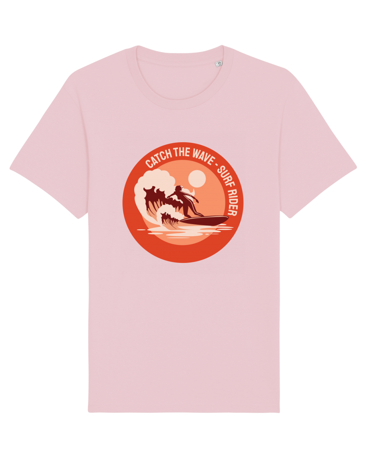 Tricou mânecă scurtă Unisex Rocker Cotton Pink