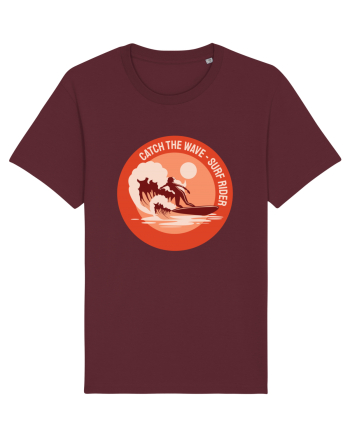 Catch The Wave Surf Rider Burgundy