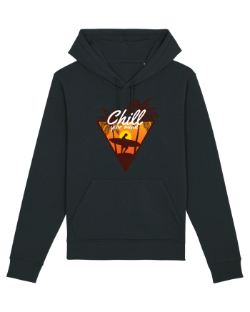 Chill Your Mind Surfer Beach Black