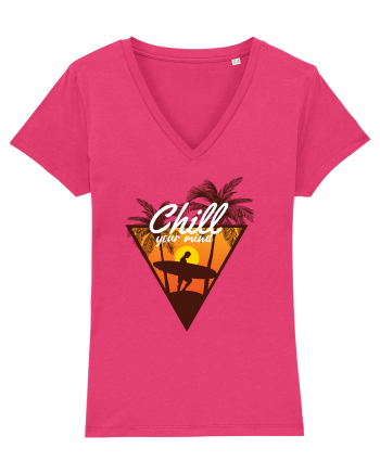 Chill Your Mind Surfer Beach Raspberry