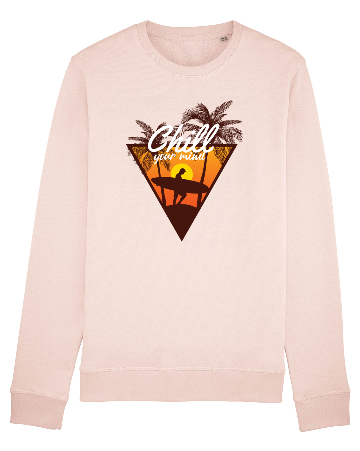 Bluză mânecă lungă Unisex Rise Candy Pink